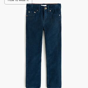 J Crew Blue Kids (12) Cords NWT